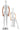 Female Abstract Mannequin in Standing or Sitting Pose w/ Articulating Arms (AP Series)
