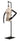 Female Display Dress Form on Metal Hanging Base (Head & Arms Version)