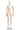 Female Fabric Wrapped Mannequin in Standing or Sitting Pose w/ Articulating Arms (WP Series)