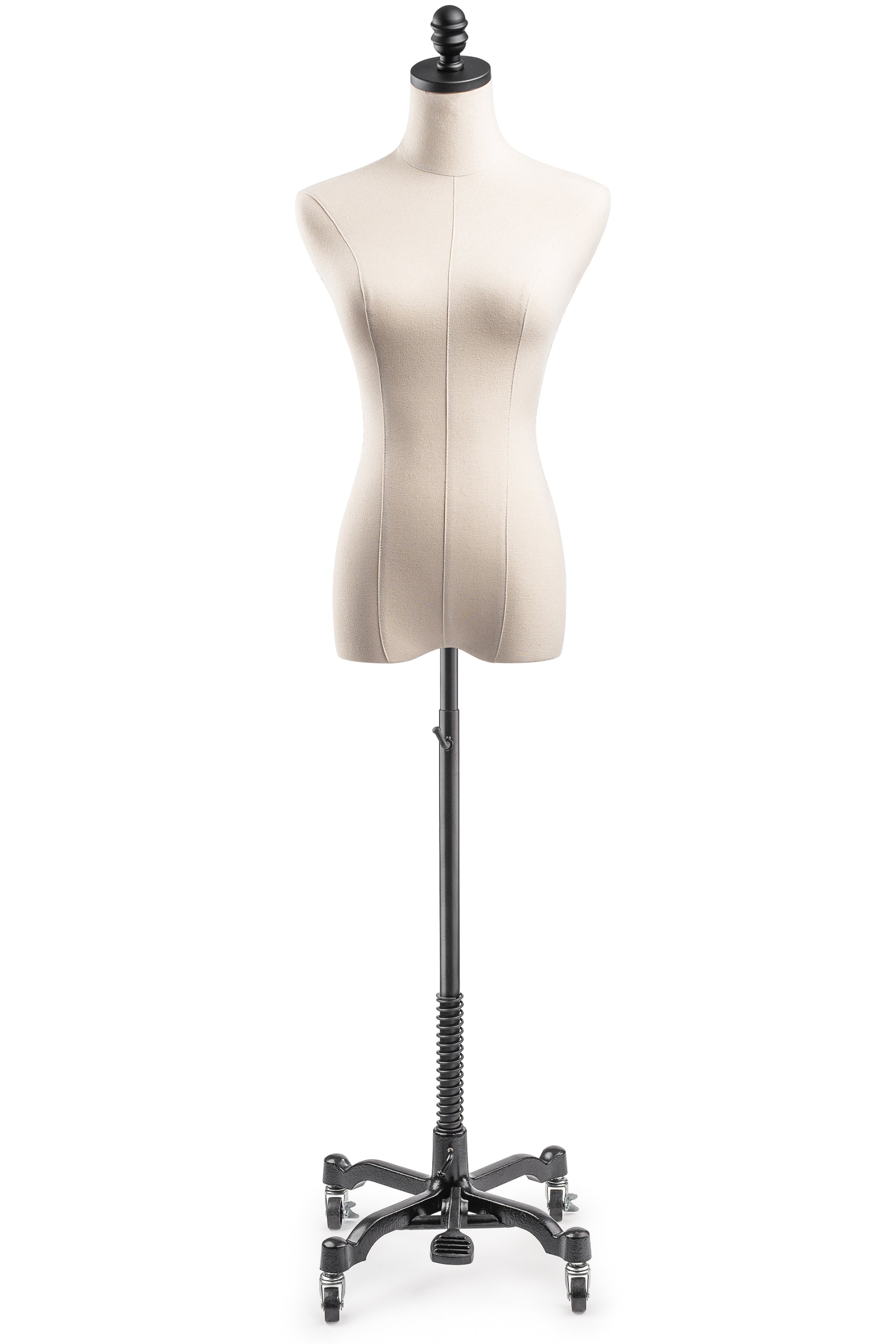 Female Display Dress Form on Metal Rolling Base – The Shop Company Female Display Dress Form on Metal Rolling Base – The Shop Company