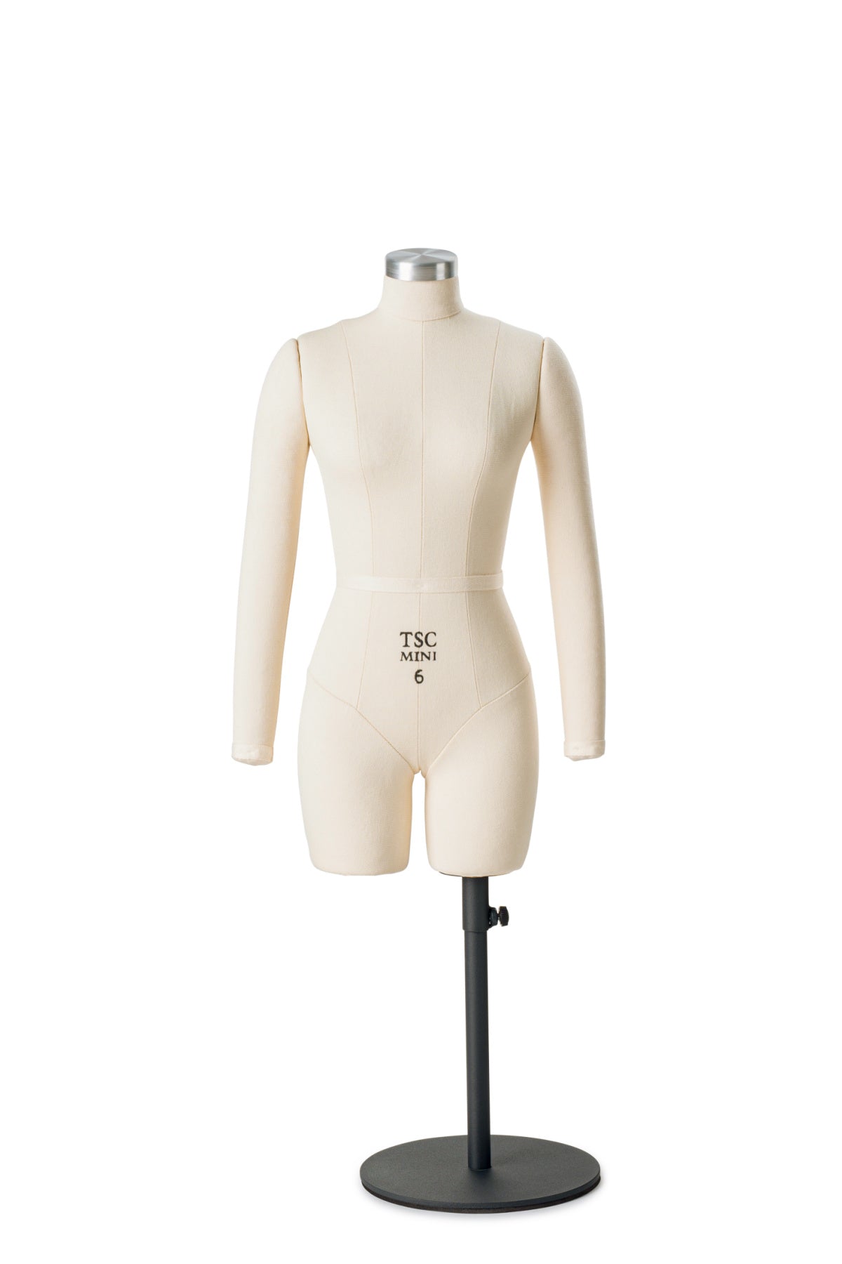 Half Scale Professional Female 3/4 Body Dress Form ("Miniform") w/ Removable Arms Half Scale Professional Female 3/4 Body Dress Form ("Miniform") w/ Removable Arms