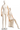 Female Fabric Wrapped Mannequin in Standing or Sitting Pose w/ Articulating Arms (WP Series)