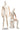 Male Fabric Wrapped Mannequin in Standing or Sitting Pose w/ Articulating Arms (WP Series)