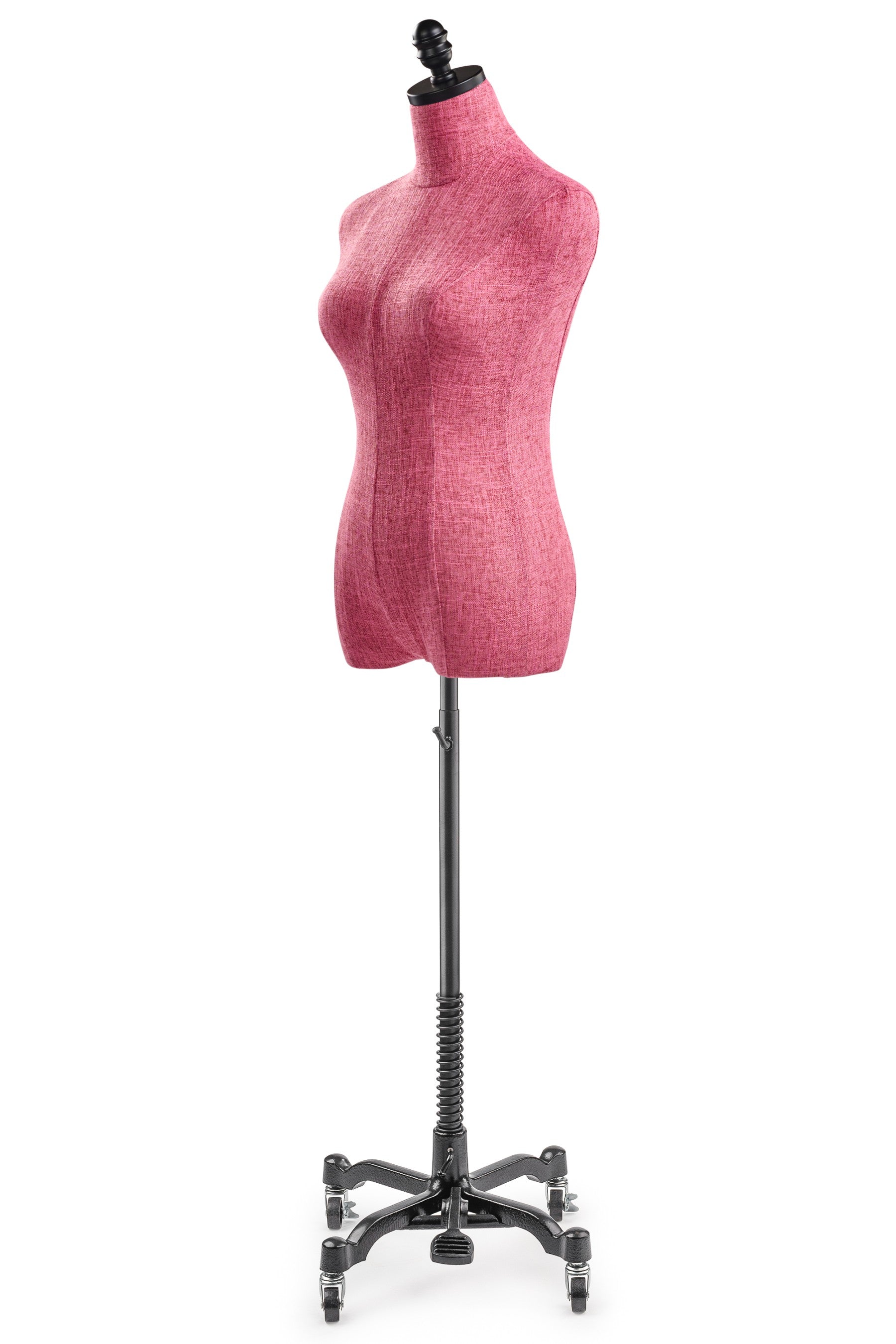 Female Display Dress Form on Metal Rolling Base The Shop Company Female Display Dress Form on Metal Rolling Base The Shop Company