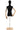 Female Display Dress Form on Wood Flat Base (Head & Arms Version)