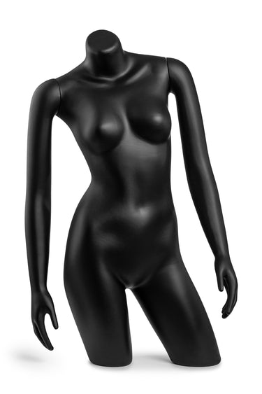 Female 3/4 Body Mannequin with Removable Arms