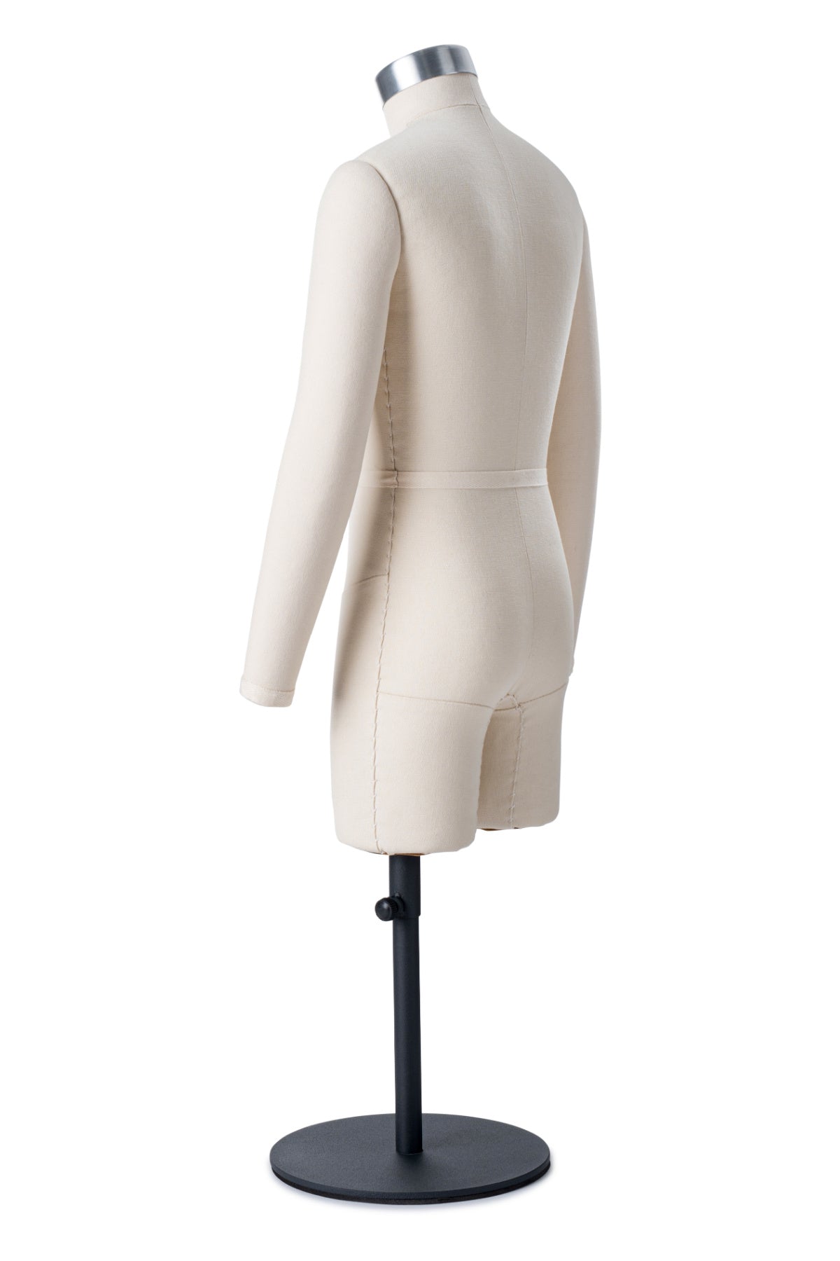Half Scale Professional Male 3/4 Body Dress Form ("Miniform") w/ Removable Arms The Shop Company Half Scale Professional Male 3/4 Body Dress Form ("Miniform") w/ Removable Arms The Shop Company