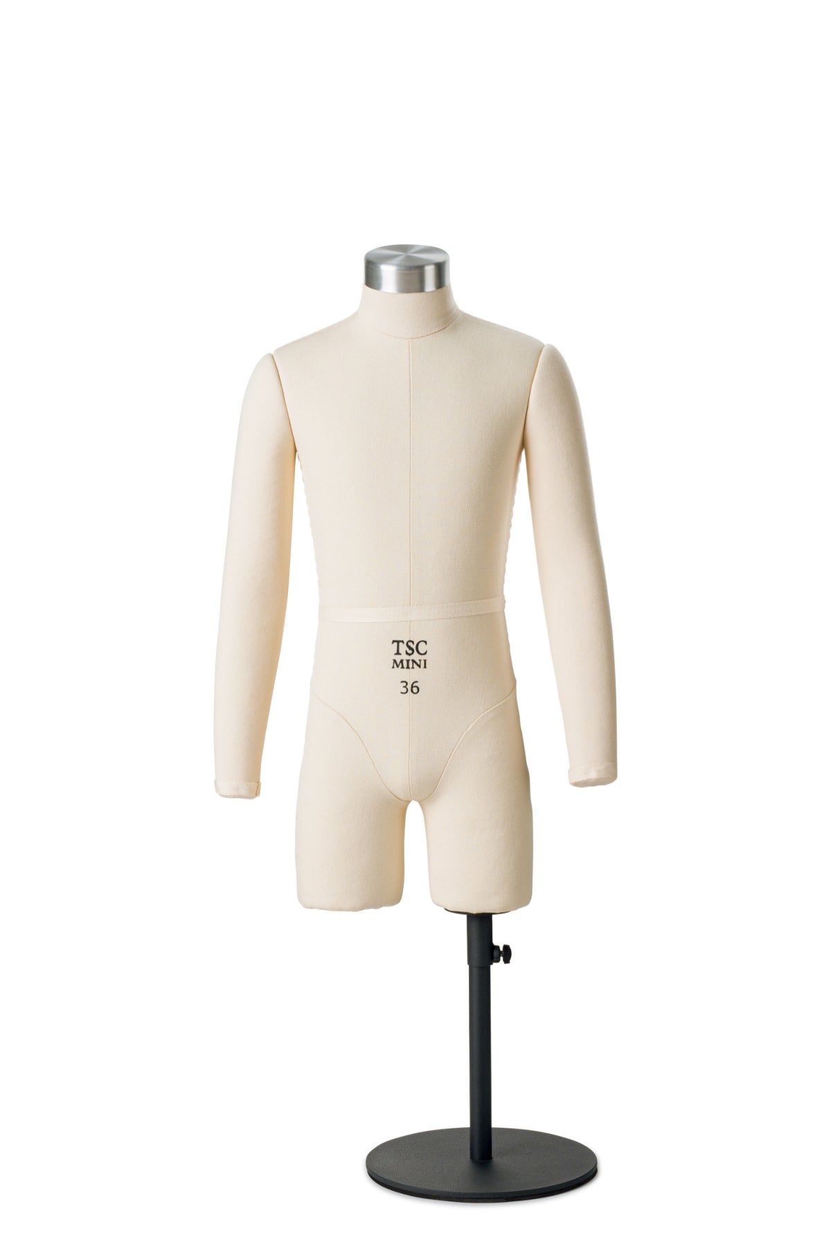 Half Scale Professional Male 3/4 Body Dress Form (