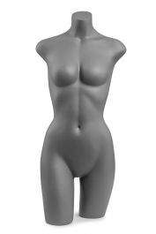 Female 3/4 Body Mannequin, Black Color