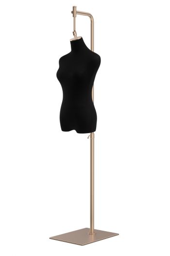 Female Display Dress Form on Metal Hanging Base