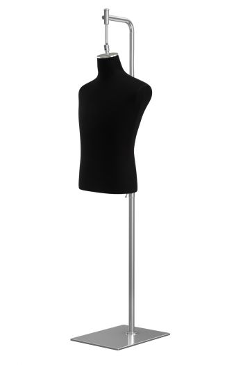 Male Display Dress Form on Metal Hanging Base