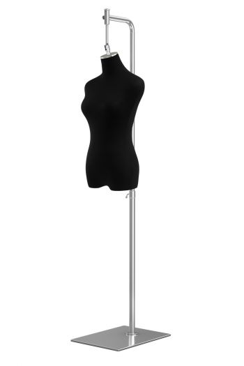 Female Display Dress Form on Metal Hanging Base