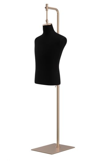 Male Display Dress Form on Metal Hanging Base