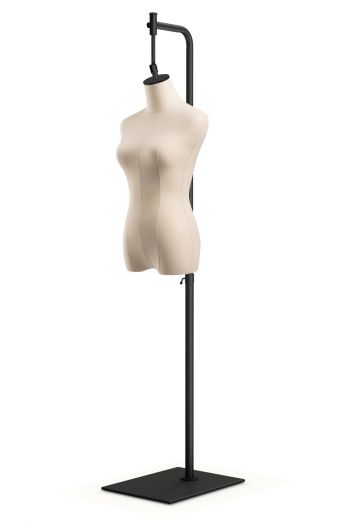 Female Display Dress Form on Metal Hanging Base