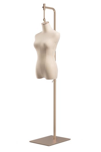 Female Display Dress Form on Metal Hanging Base