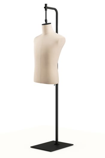 Male Display Dress Form on Metal Hanging Base