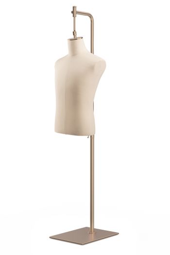 Male Display Dress Form on Metal Hanging Base