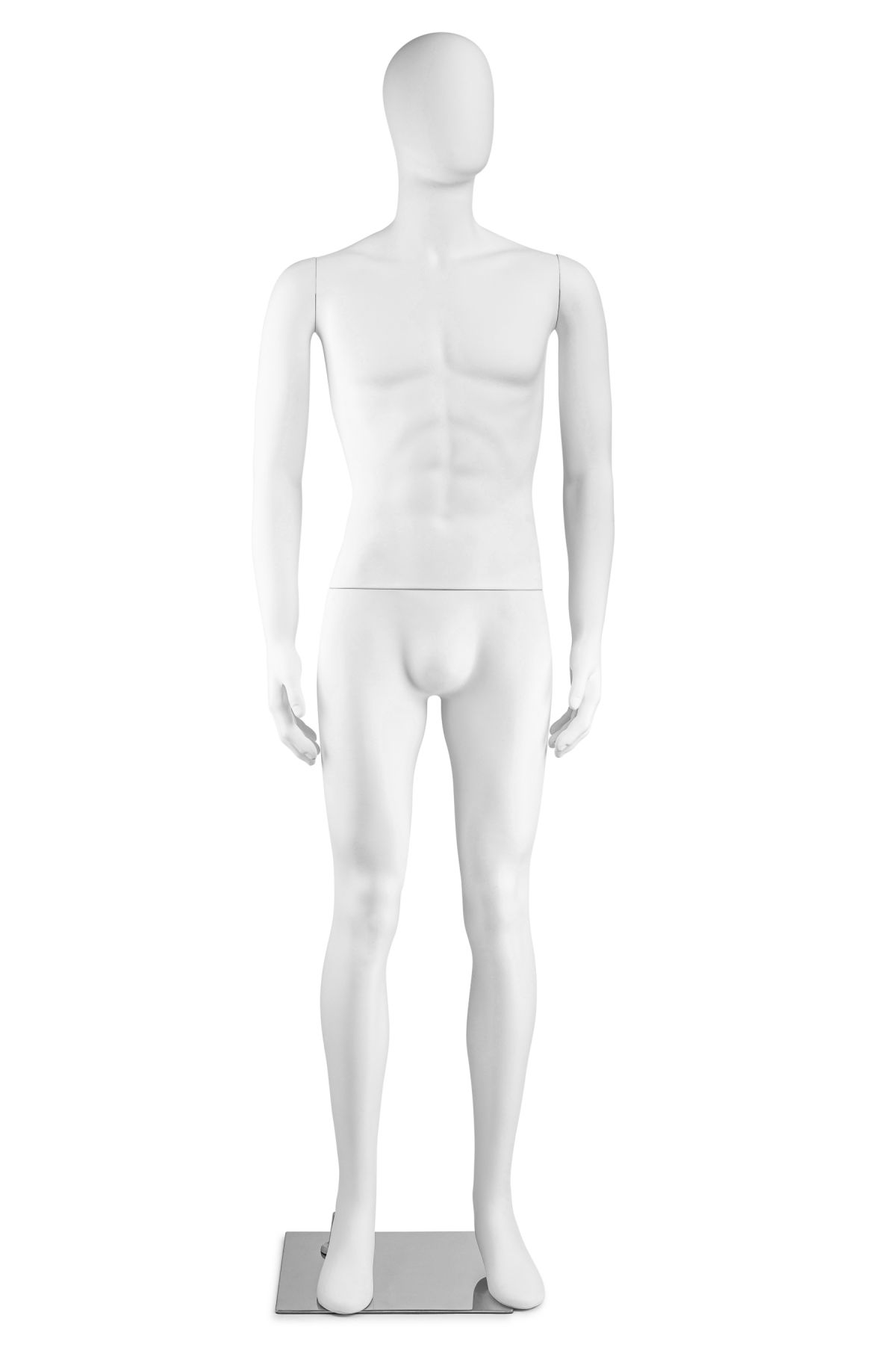 Shop for Glossy White Plastic PP Male Mannequin Full Body Standing Style at  Wholesale Price on