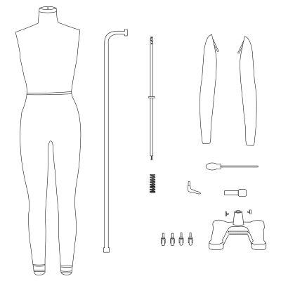 How to Assemble the Full Body Professional Dress Form