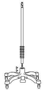 attaching pole to mannequin professional dress form with bottom cage base