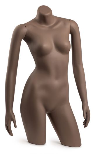 Female 3/4 Body Mannequin with Removable Arms