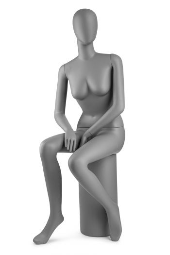 Female Full Body Mannequin in Sitting Pose