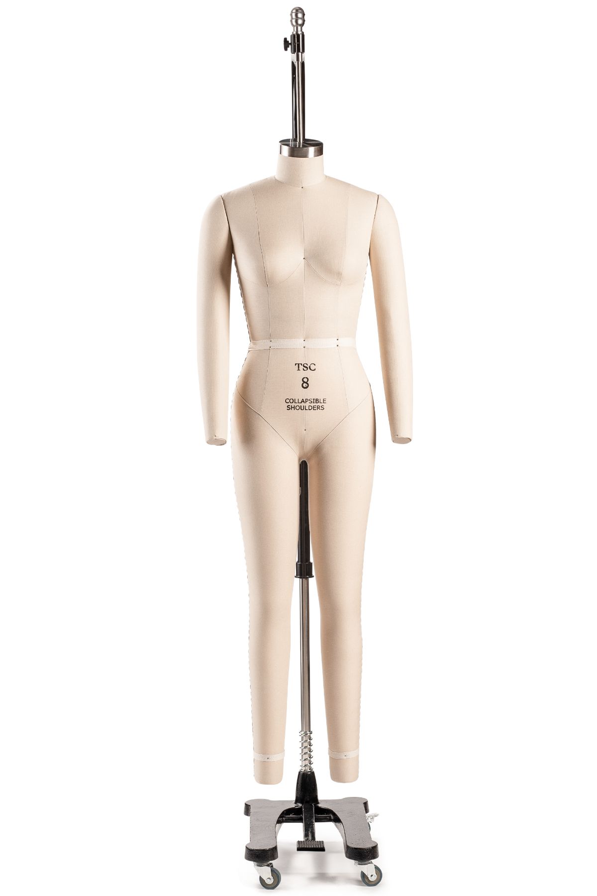 Female mannequin for pants dress form+2 nylon covers white torso-F-5 