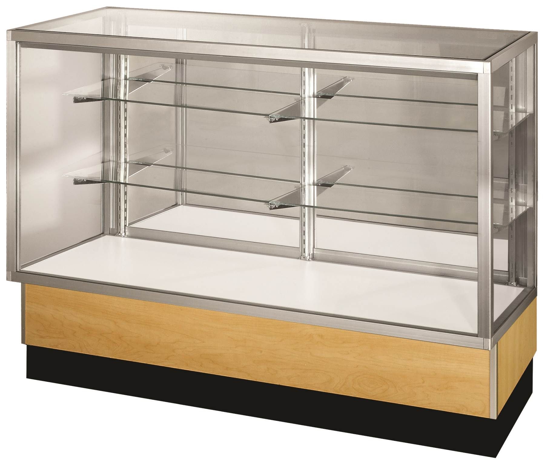 Full Vision Glass Display Case Showcase 60 Long The