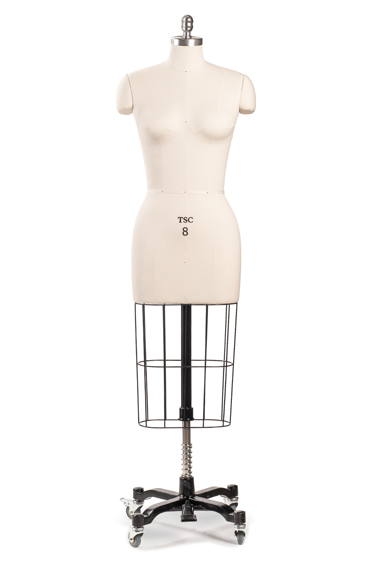 Adjustable Dress Form For Sewing Full Figure Female Mannequin Torso Base Medium 
