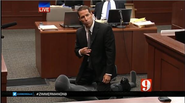 zimmerman lawyers using mannequin as key witness