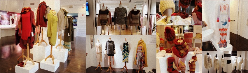 pictures of The Shop Companys mannequin dressforms rented to the SpinExpo in New York City