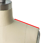 shoulder measurements for a dress form