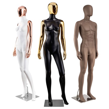 Male and Female Mannequin Full Body, Torsos and Parts