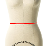 waist measurements for a dress form